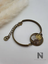 Lade das Bild in den Galerie-Viewer, Armband STEAMPUNK altgold - NISER DESIGN
