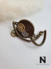 Lade das Bild in den Galerie-Viewer, Armband STEAMPUNK altgold - NISER DESIGN
