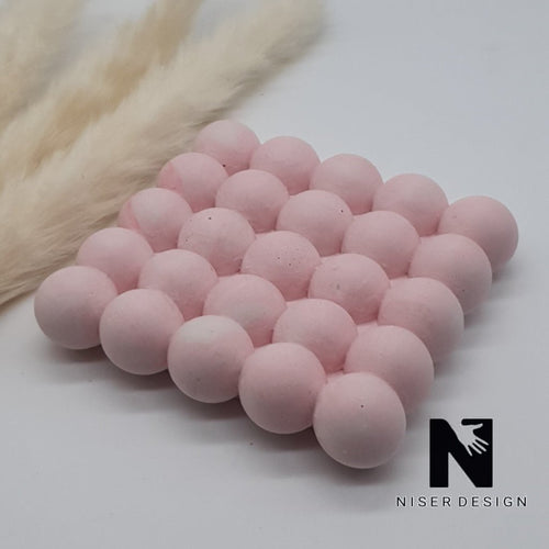 Bubble Untersetzer rosa meliert Neu - NISER DESIGN